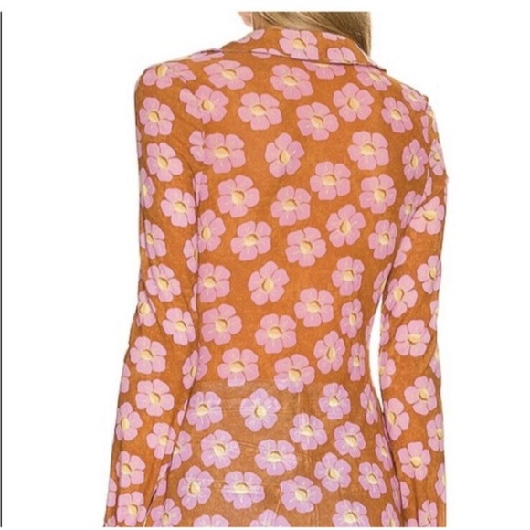 🌸FREE PEOPLE🌸LUCKY SHIRTEE🌸PINK DAISIES🌸 - Picture 6 of 16